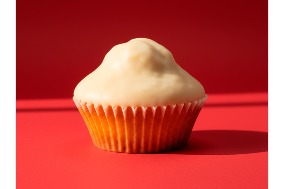 Magdalenas con chocolate blanco