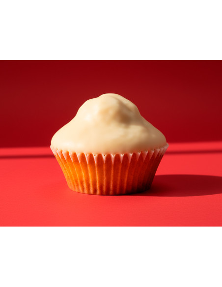 Magdalenas con chocolate blanco