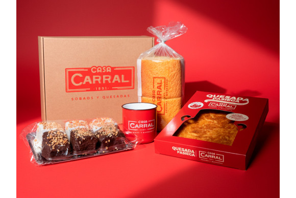 Pack Carral Te Quiero | Sobaos y Quesadas de Vega de Pas