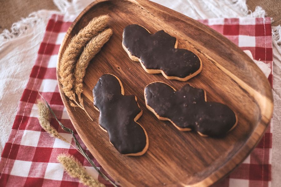 galletas mantequilla halloween murcielagos