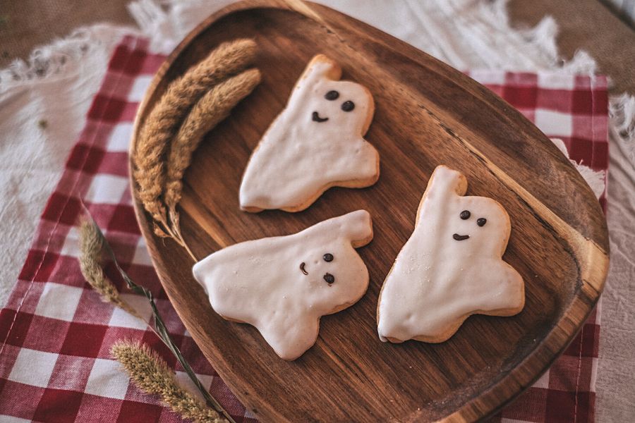 galletas mantequilla halloween fantasmas